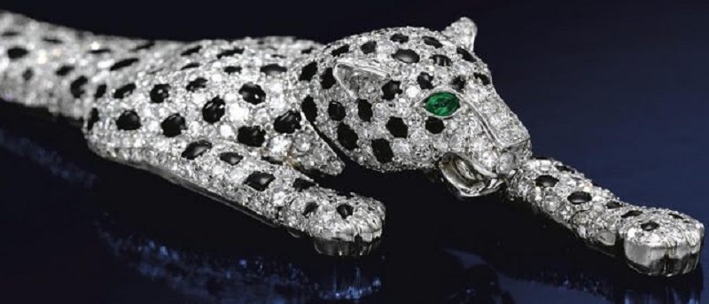 Antique Jaguar Diamond Bracelet