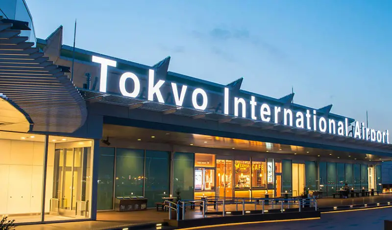 Haneda International Airport in Tokyo