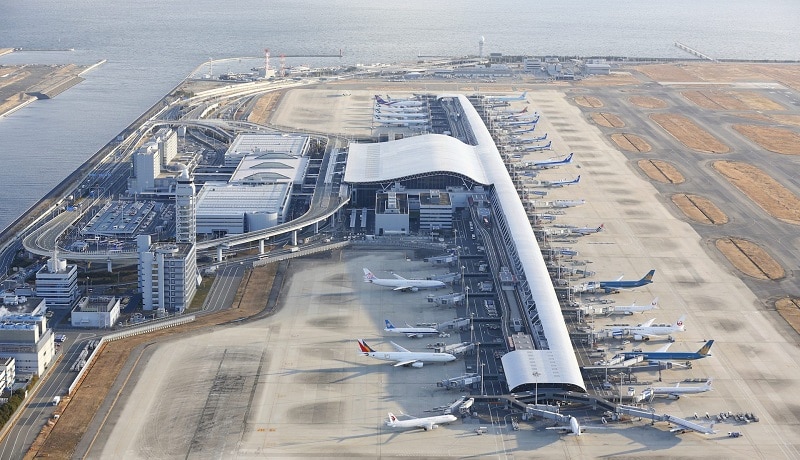 Kansai International Airport in Osaka