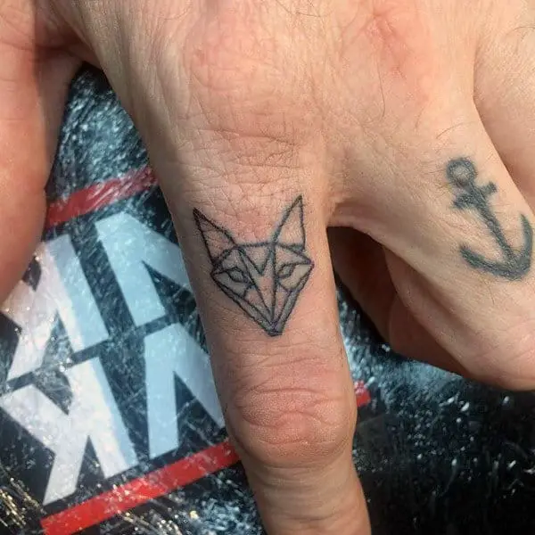 abstract-fox-tattoo-ring-finger-for-men