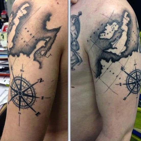 arm-mens-map-tattoo-design