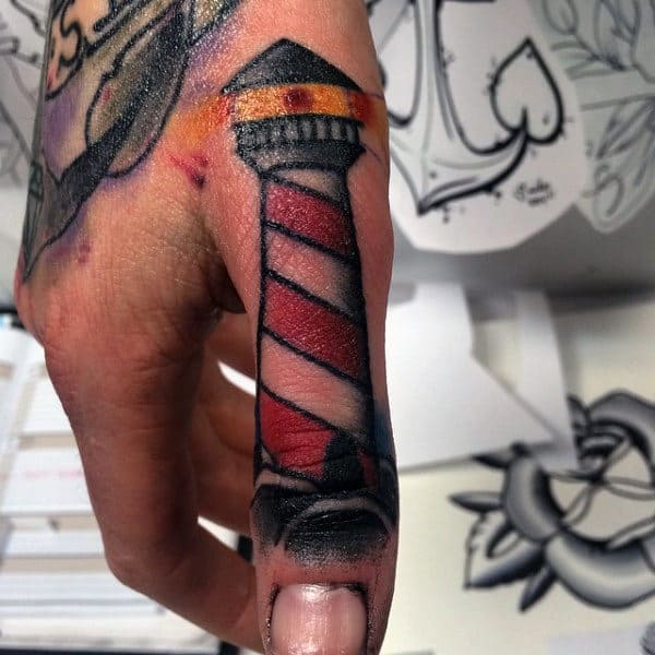 awesome-lighthouse-thumb-tattoos-for-guys