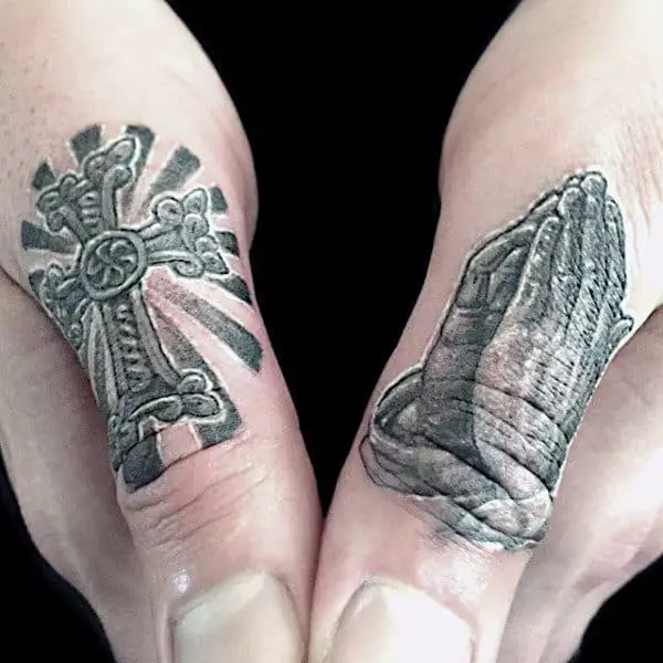 celtic-cross-guys-praying-hands-thumb-tattoo
