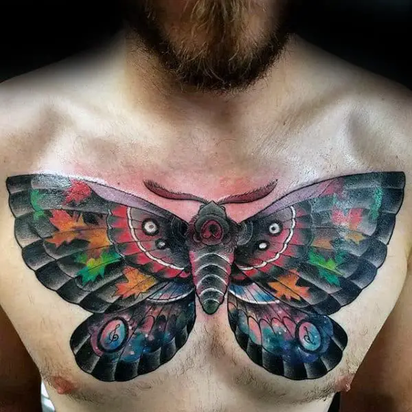 Top 30 Moth Tattoos For Men  Lazy Penguins