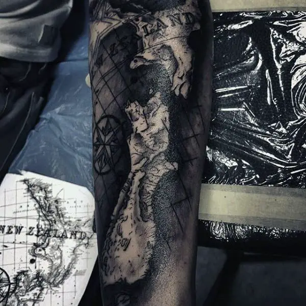 forearm-sleeve-new-zeland-map-tattoo-for-men