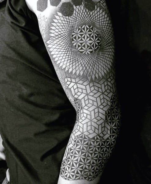 Sacred Geometric Tattoo Art Translates Natures Mathematics on Skin