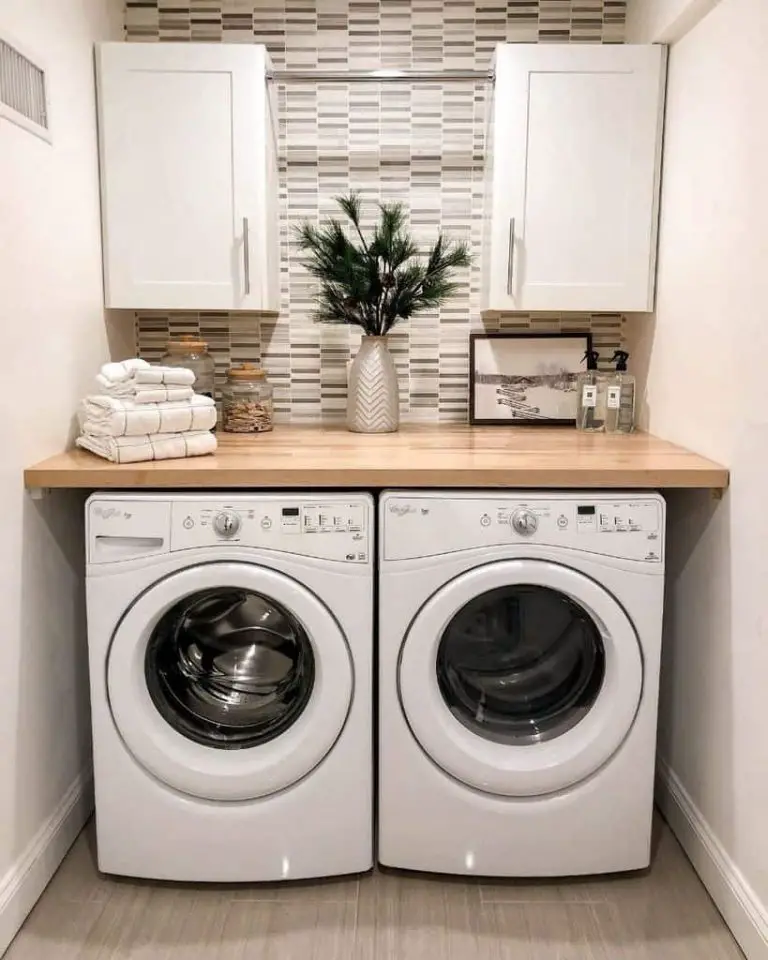 Top 30 Laundry Room Cabinet Design Ideas Lazy Penguins   Hanging Laundry Room Cabinet Ideas District Design  768x960 