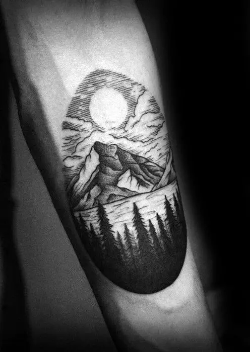 50 mountain tattoo Ideas Best Designs  Canadian Tattoos