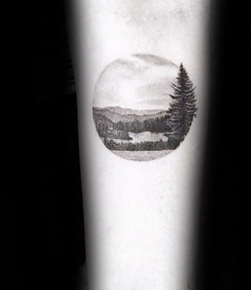 lake-male-tattoos-on-inner-forearm