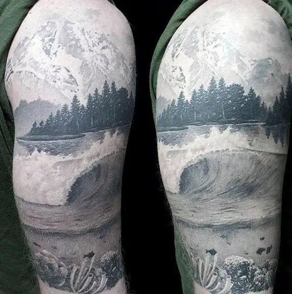 lake-tattoos-for-gentlemen-half-sleeve