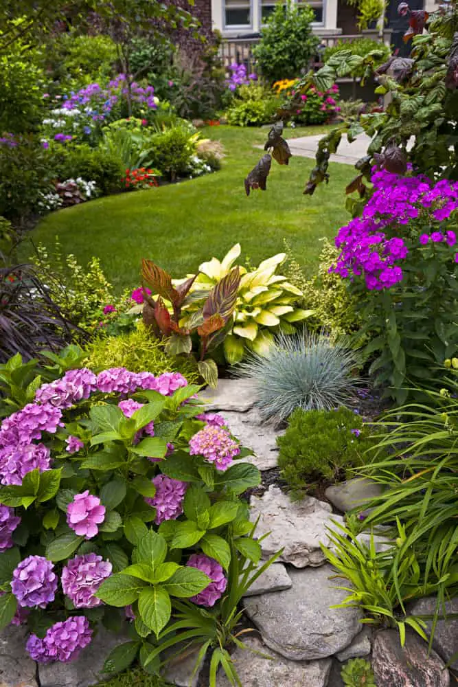 Landscaped Shade Garden Designs