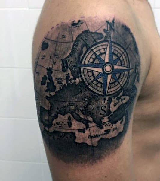 map-compass-tattoo-for-men1