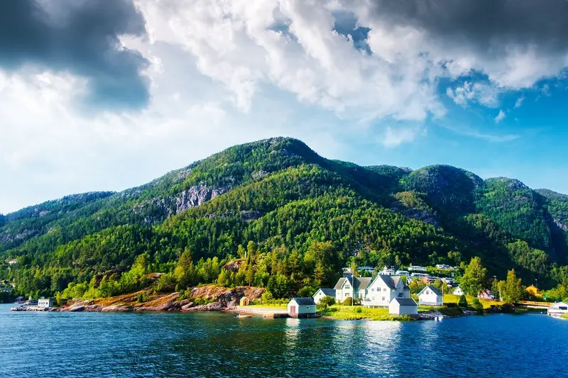 Small village in Norway
