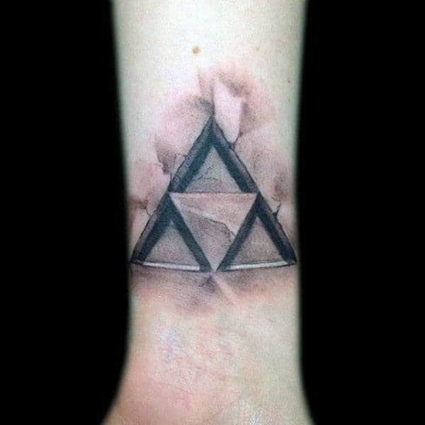 3d-mens-stone-realistic-triforce-wrist-tattoos