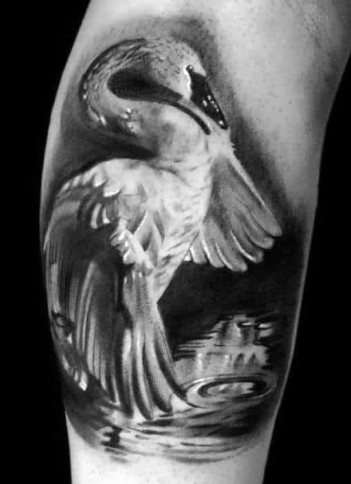 3d-mens-tattoo-ideas-with-swan-design