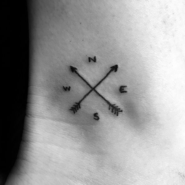 ankle-compass-small-arrow-guys-tattoos