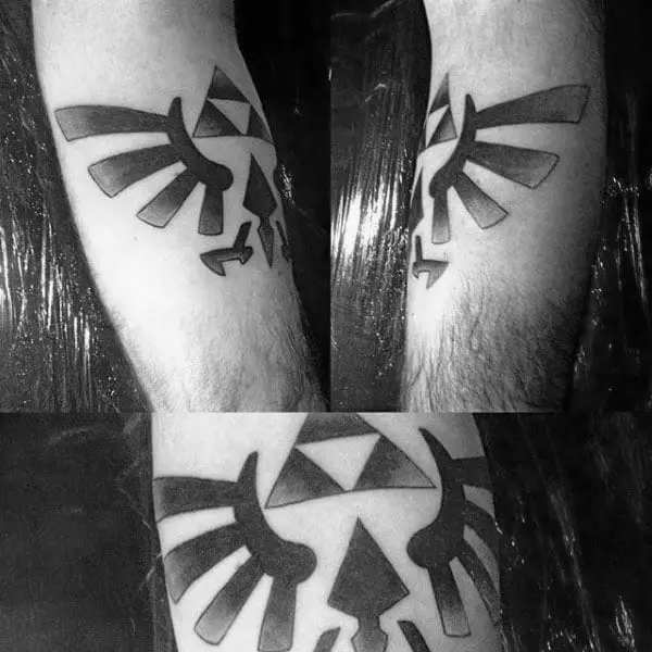 black-faded-guys-inner-forearm-legend-of-zelda-triforce-tattoo-design-ideas