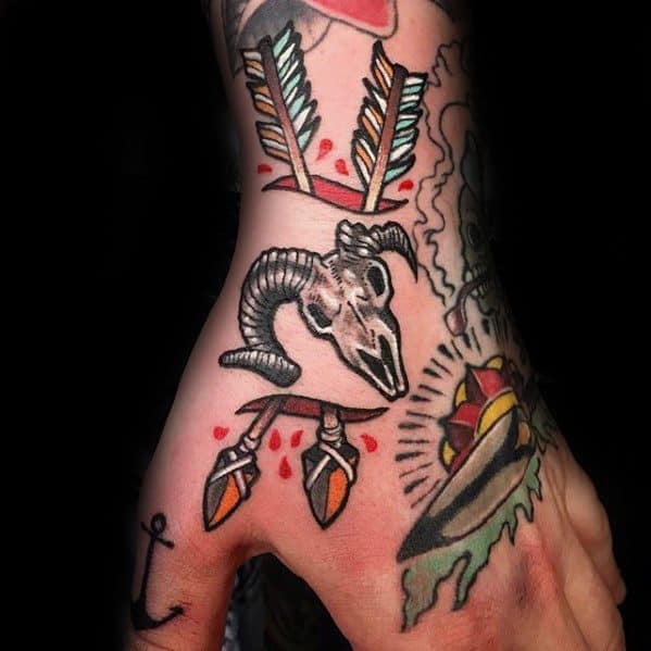 hand-small-arrow-tattoos-men
