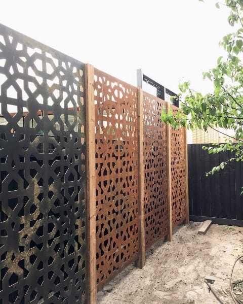 home-backyard-metal-pattern-privacy-fence