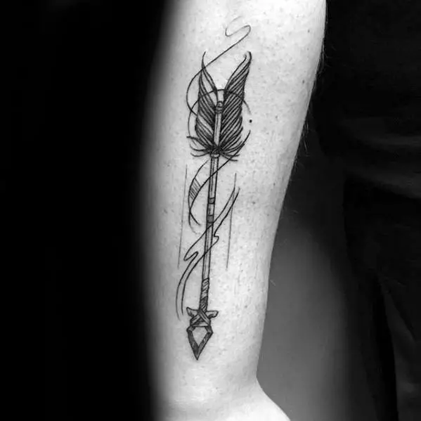 incredible-small-arrow-tattoos-for-men-outer-arm
