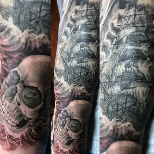 Mens Hairstyles Now  Full sleeve tattoos Pirate tattoo sleeve Tattoo  style