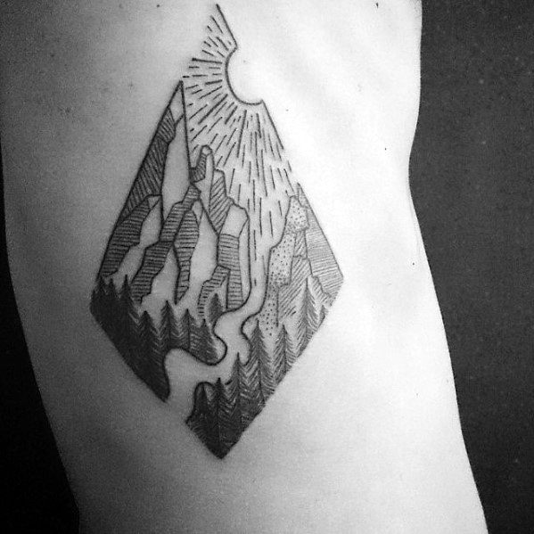 mens-tattoo-river-design-rib-cage-side