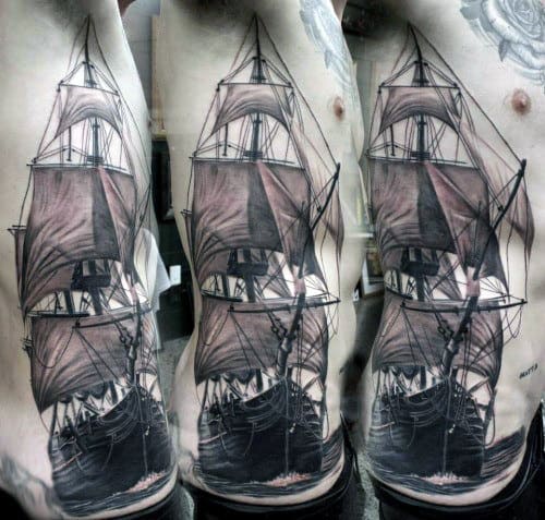 realistic-vintage-ship-tattoo