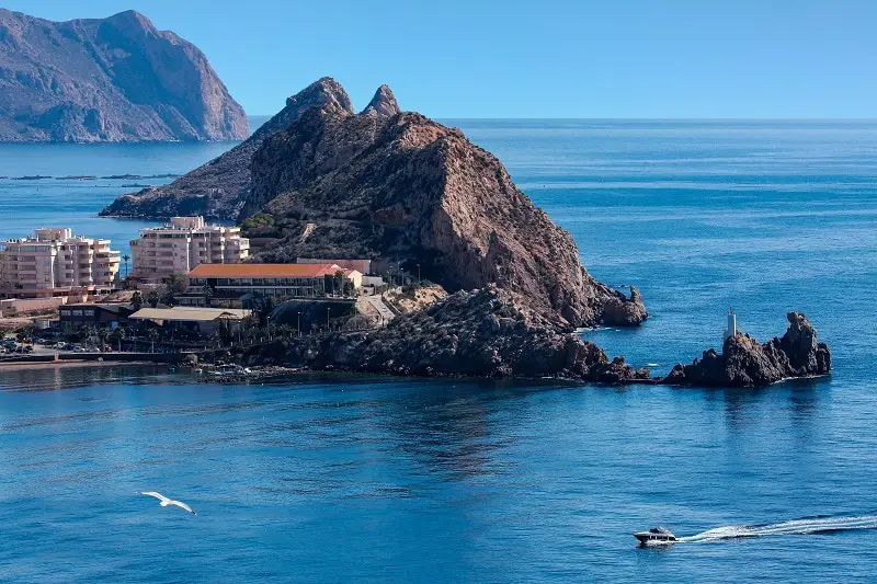 Scenic coastline near Aguilas - Spain