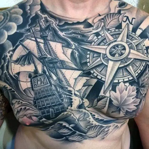 Eyecatching And Unique 60 Ship Tattoos Just For You  InkMatch