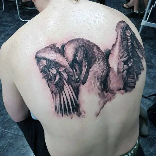 swan-tattoo-3d-back-designs-for-guys