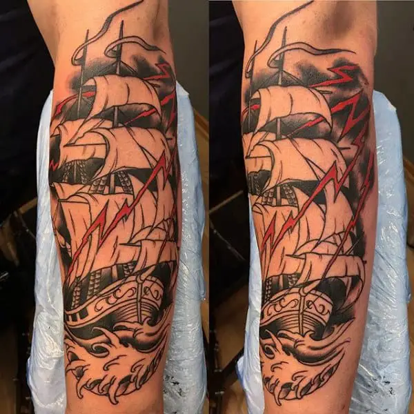 Incredible Ship Tattoo Ideas And What They Mean  Tattoo Stylist