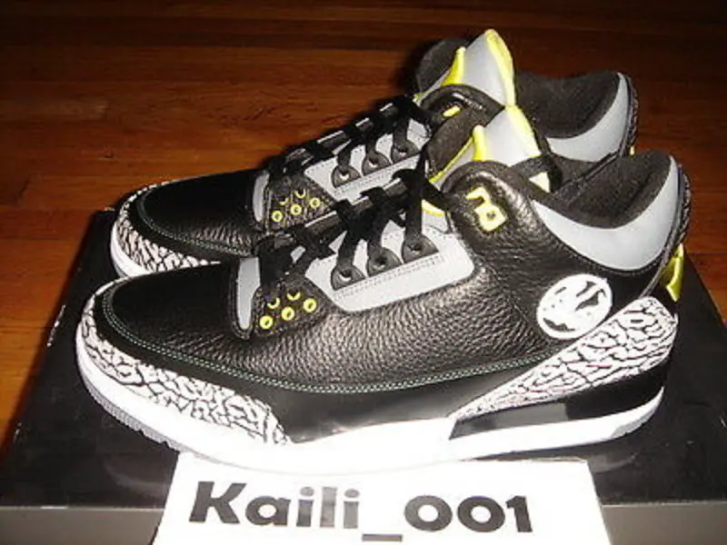 The Jordan 3 Retro ‘Oregon Ducks PE Promo’