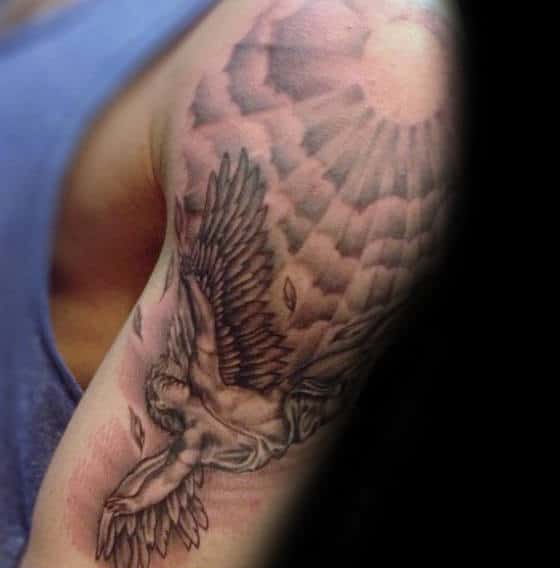arm-tattoo-of-icarus-on-male