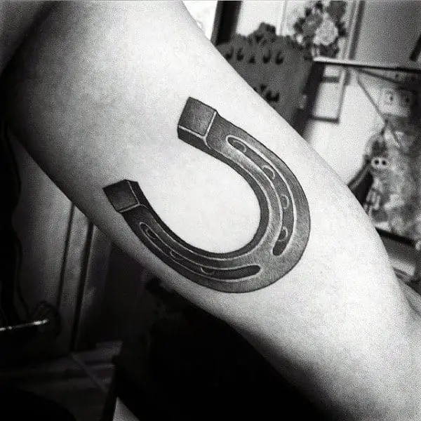 awesome-dotwork-horseshoe-mens-arm-tattoos