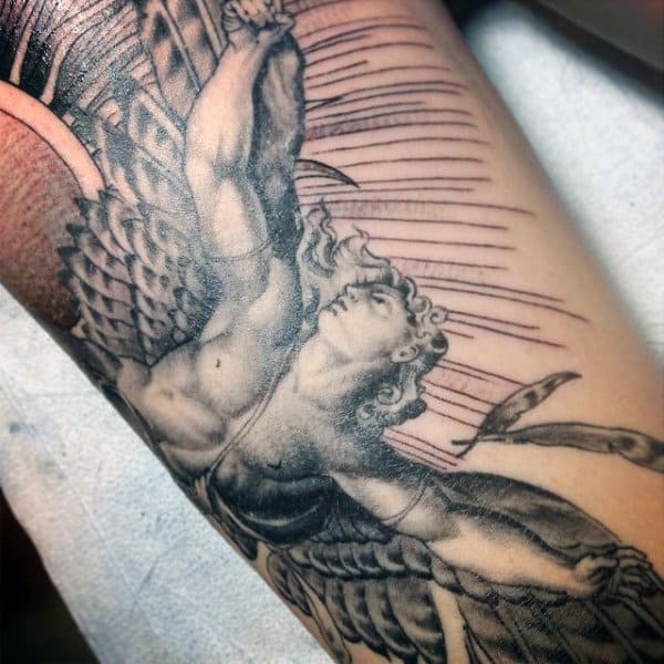 awesome-mens-icarus-arm-tattoo-ideas