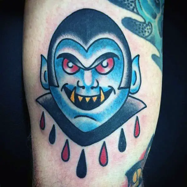 40 Dracula Tattoo Designs For Men  Blood Sucking Vampire Ideas