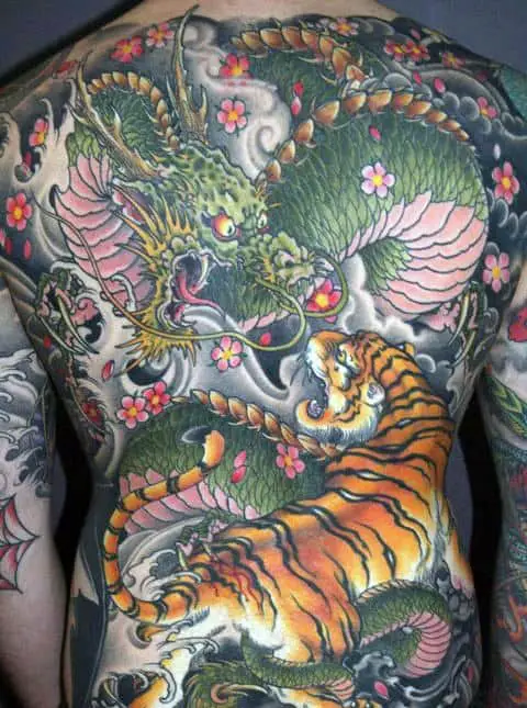 dragon spine tattoos