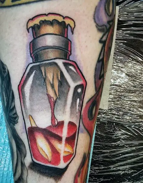 incredible-mens-vampire-bite-tattoos-with-bottle-of-blood