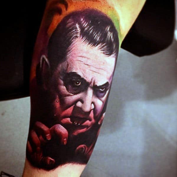 lower-leg-calf-vampire-tattoo-ideas-for-males