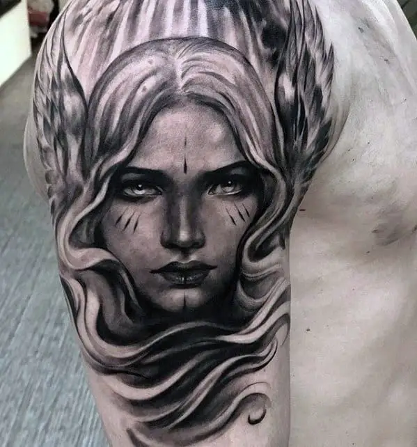 quarter-sleeve-valkyrie-tattoos-guys