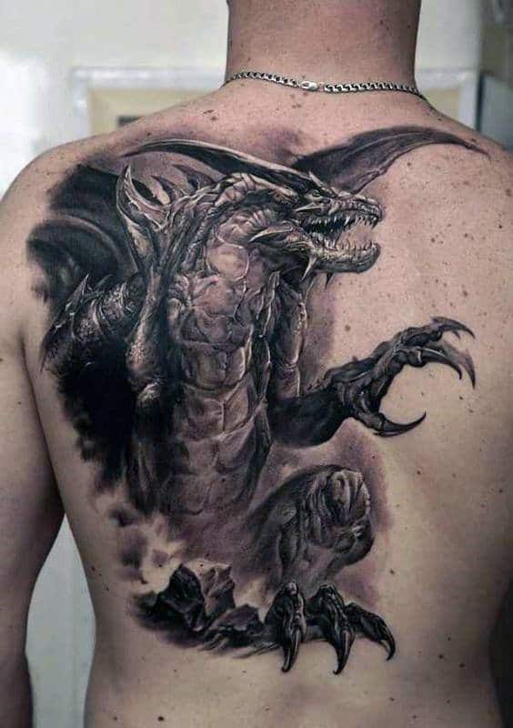 realistic-male-dragon-back-tattoo-ideas