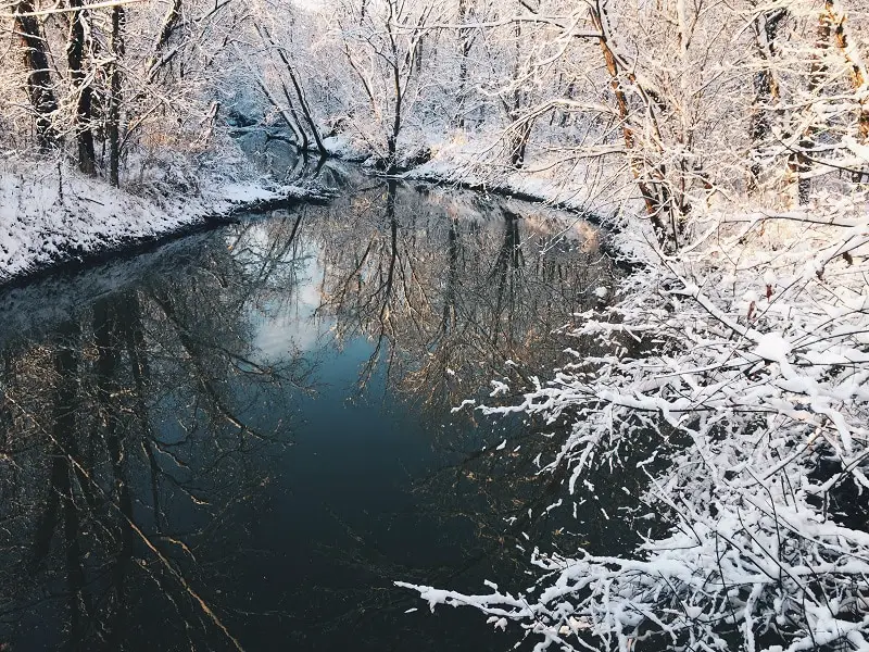 Winter River Ohio