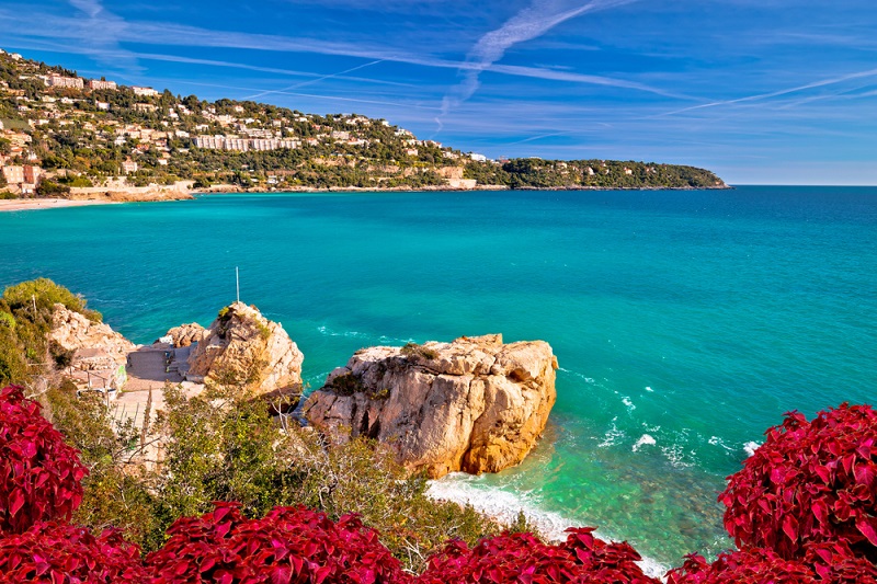 Cap,Martin,Near,Monaco,Mediterranean,Coast,View,,Southern,France