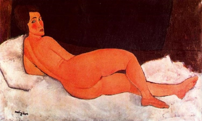 Lying Nude - Amedeo Modigliani