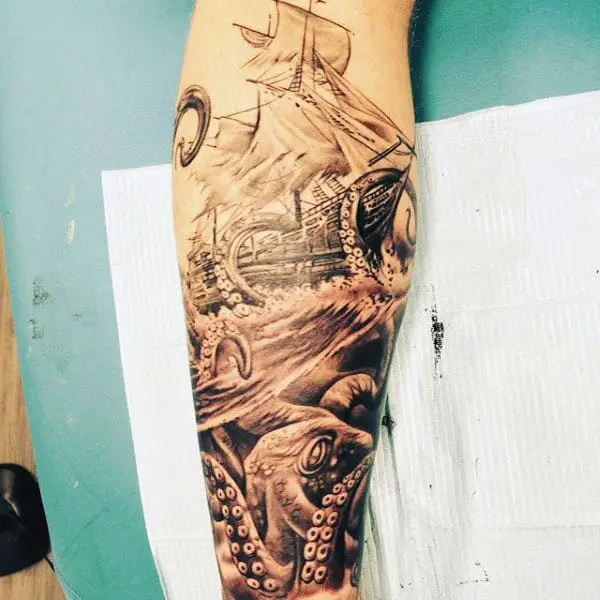 male-masculine-calf-tattoo-designs-men