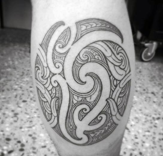 mens-lower-calf-tattoo-designs