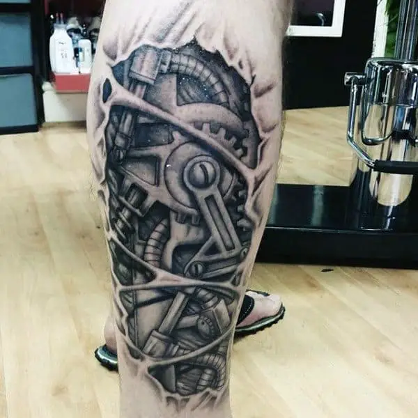 mens-tattoos-on-calf