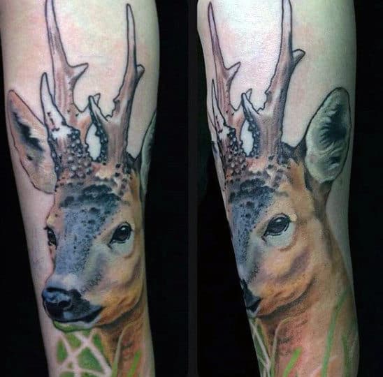 male-deer-tattoos-designs-on-arm