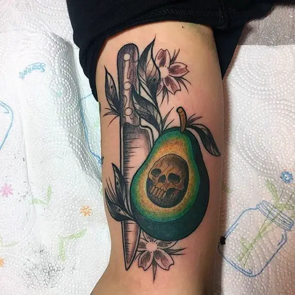avocado-mens-tattoo-ideas