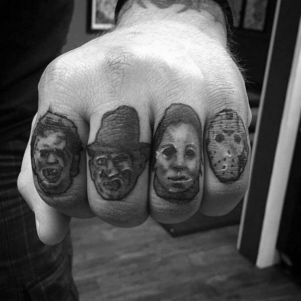 finger-horror-movie-tattoo-design-ideas-for-men